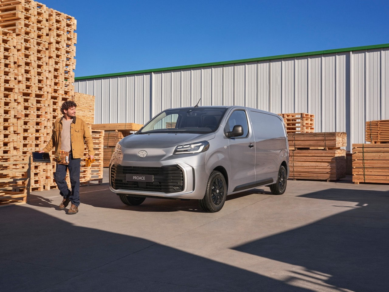 The Proace Electric ready for action 